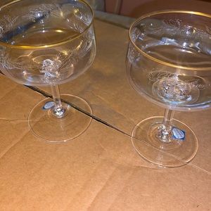 Lenox hand blown holiday glassware